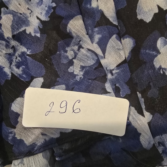 Monique Lhuillier Melanie Dress In Black floral chiffon A-line Size 12 - Picture 10 of 13